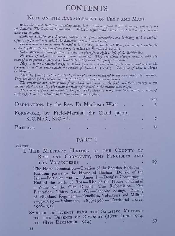 History of the Fourth Battalion, The Seaforth Highlanders | Lieut-Colonel M. M. Haldane