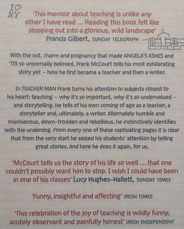 Teacher Man | Frank McCourt
