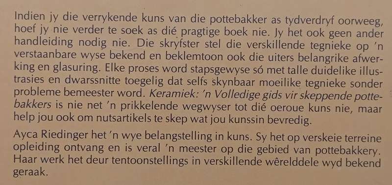 Keramiek: n Volledige Gids vir Skeppende Pottebakkers (Afrikaans) | Ayca Rieinger