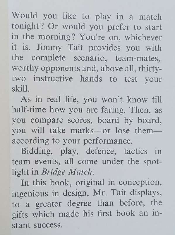 Bridge Match | J. W. Tait