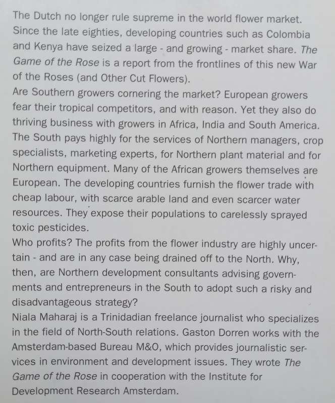 The Game of the Rose: The Third World in the Global Flower Trade | Niala Maharaj & Gaston Dorren