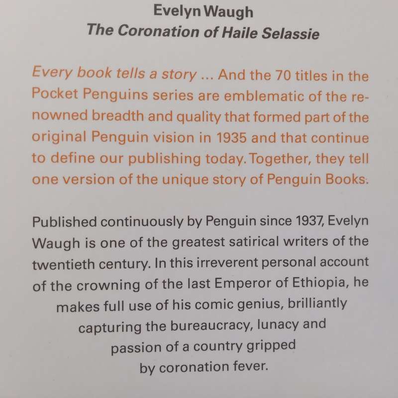 The Coronation of Haile Selassie | Evelyn Waugh