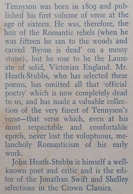 Alfred, Lord Tennyson: Selected Poems | John Heath-Stubbs (Ed.)