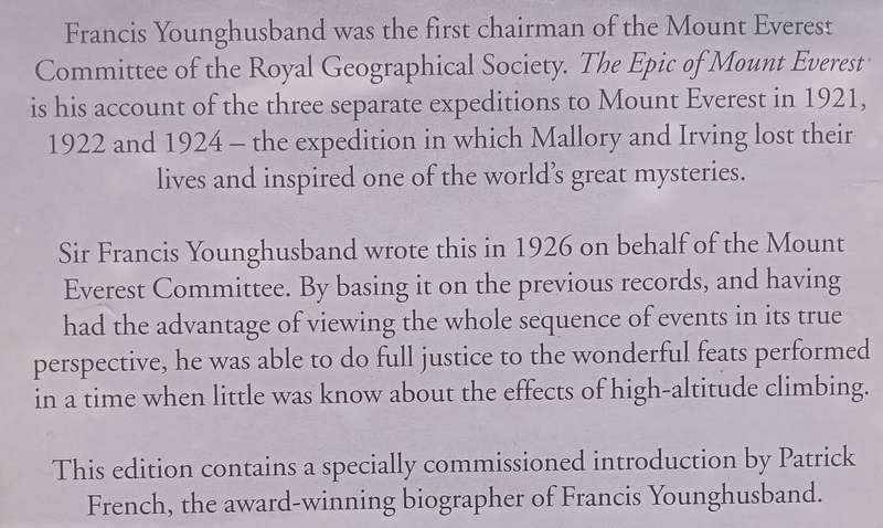 The Epic of Mount Everest: The Historic Account of Mallorys Expedition | Sir Francis Younghusband