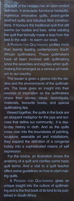 A Passion for Quilt-Making: Leading South African Quilters Show and Tell | Norma Slabbert