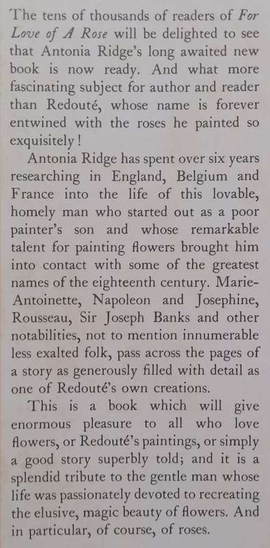 The Man Who Painted Roses: The Story of Pierre-Joseph Redoute | Antonia Ridge
