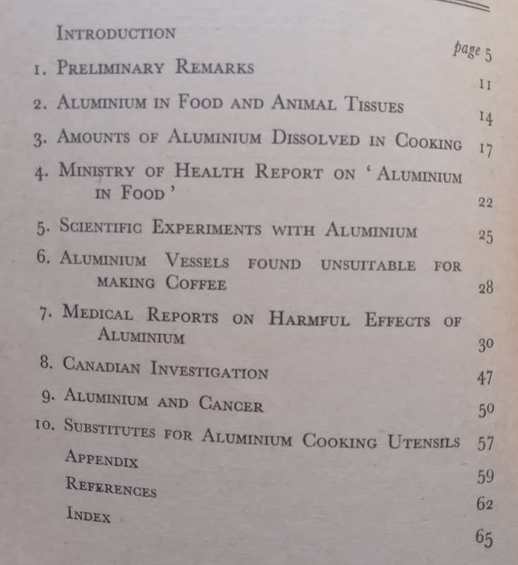 Aluminium: A Menace to Health (Published 1949) | Mark Clement
