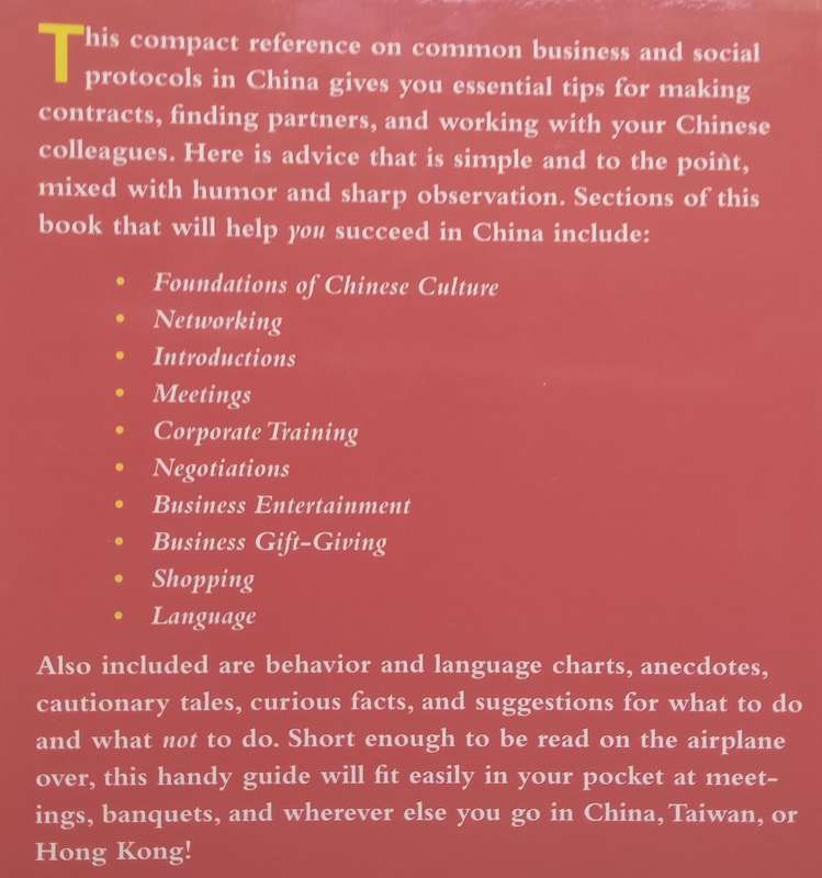 Chinese Business Etiquette: The Practical Pocket Guide | Stefan H. Verstappen