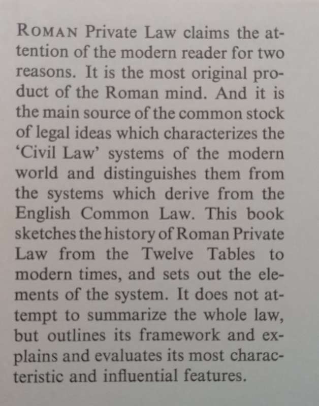 An Introduction to Roman Law | Barry Nicholas