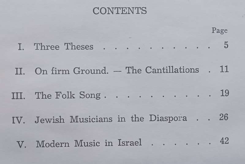 Israels Music | Max Brod