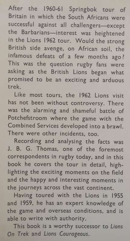 Lions Among the Springboks | J. B. G. Thomas