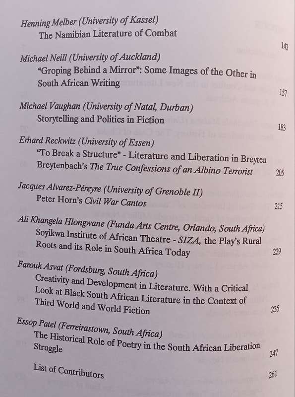 Crisis and Conflict: Essays on Southern African Literature (Copy of Stephan Gray) | Geoffrey V. D...