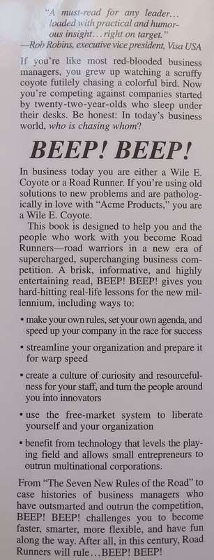 Beep! Beep! Competing in the Age of the Road Runner | Chip R. Bell & Oren Harari