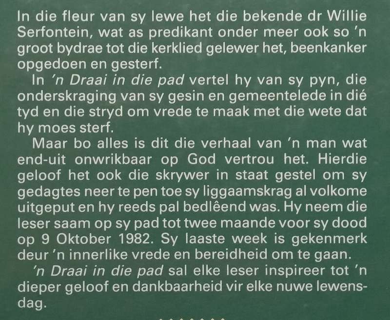 n Draai in die Pad (Afrikaans) | Willie Serfontien