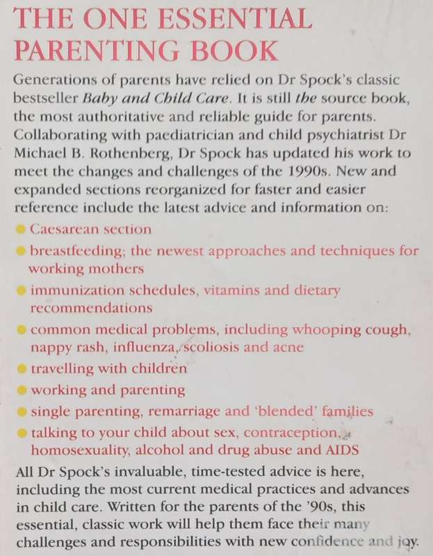 Dr Spocks Baby and Child Care for the Nineties | Benjamin Spock & Michael B. Rothenberg