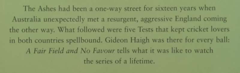 A Fair Field and No Favour: The Ashes 2005 | Gideon Haigh