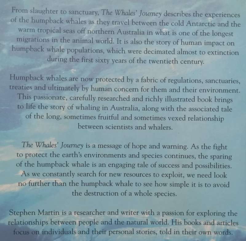 The Whales Journey: A Year in the Life of a Humpback Whale, and a Century in the History of Wh...