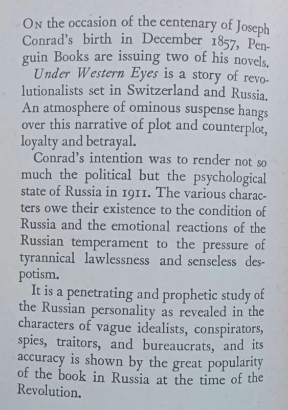 Under Western Eyes | Joseph Conrad