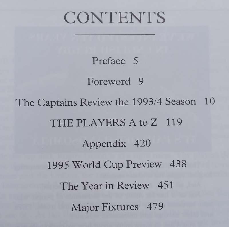 The Save & Prosper Rugby Union Whos Who 1994/95 (With Preview of 1995 World Cup) | Alex Spink