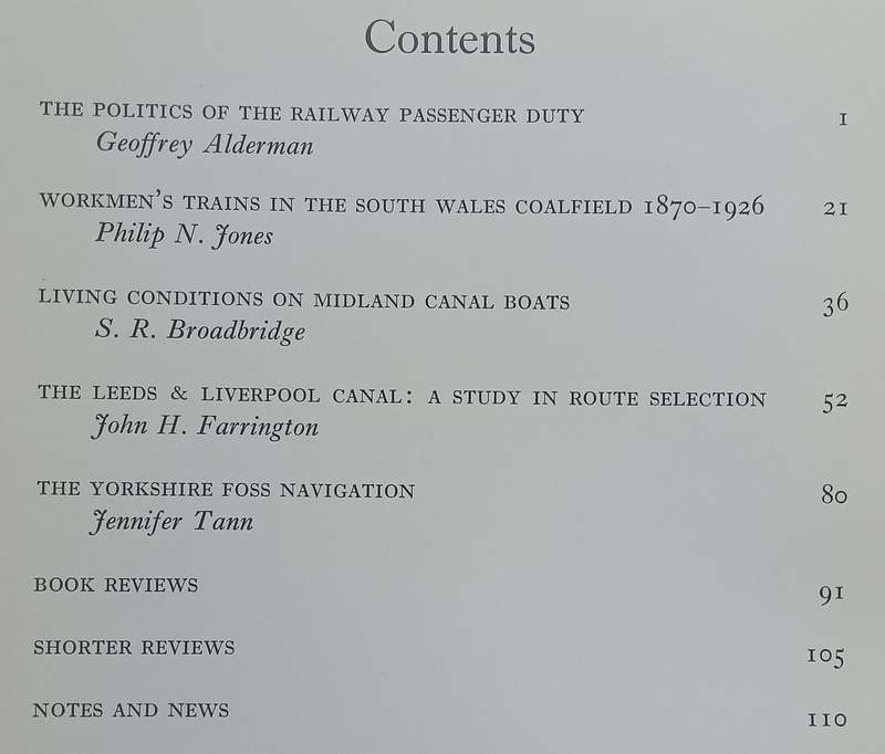 Transport History (Vol. 3, No. 1, March 1970)