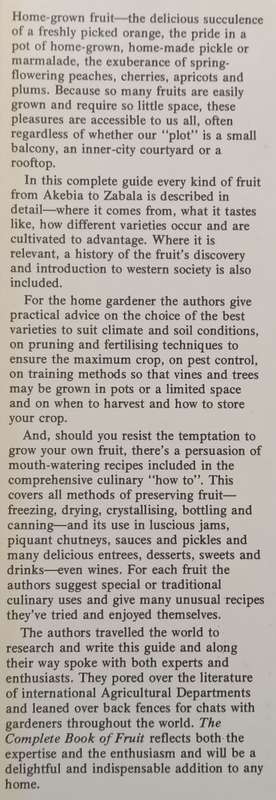 The Complete Book of Fruit | Leslie Johns & Violet Stevenson
