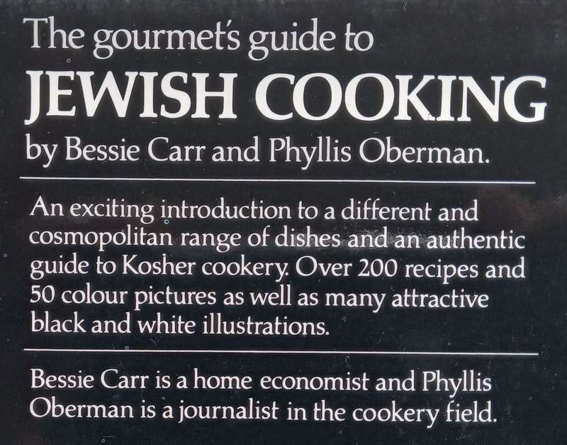 The Gourmets Guide to Jewish Cooking | Bessie Carr & Phyllis Oberman