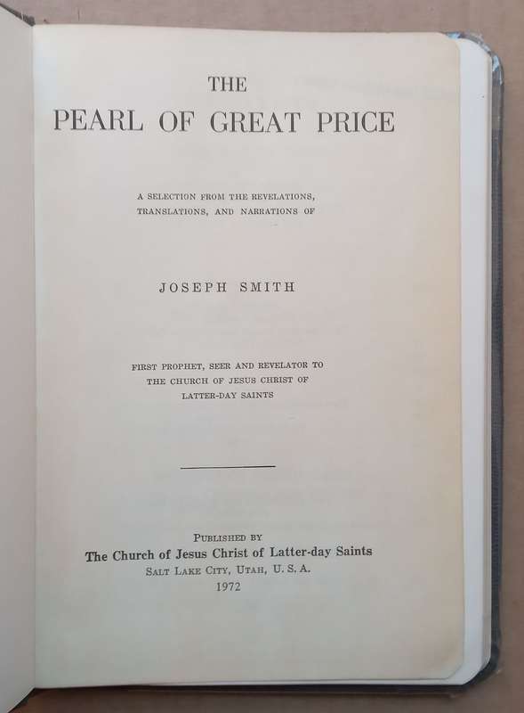 The Pearl of Great Price: Selections from Joseph Smith | Joseph Smith
