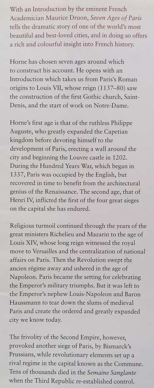 Seven Ages of Paris: Portrait of a City | Alistair Horne