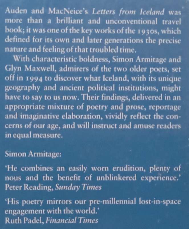 Moon Country: Further Reports from Iceland | Simon Armitage & Glyn Maxwell