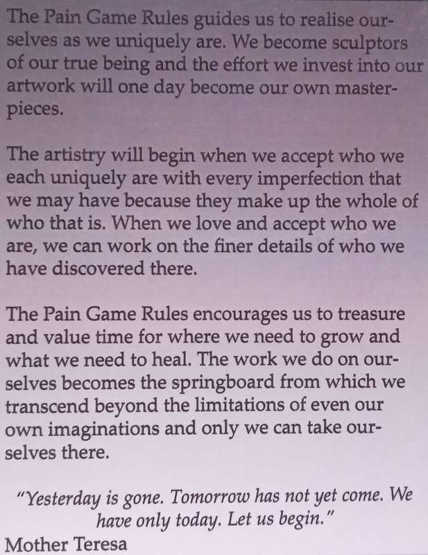 The Pain Game Rules: Ruling the Inner Journey to Authenticity and Freedom (Inscribed by Author) |...