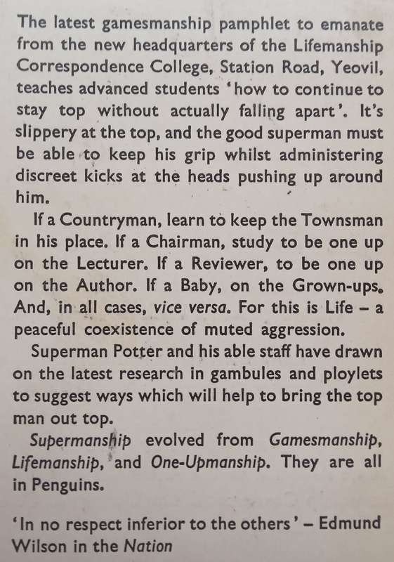 Supermanship | Stephen Potter