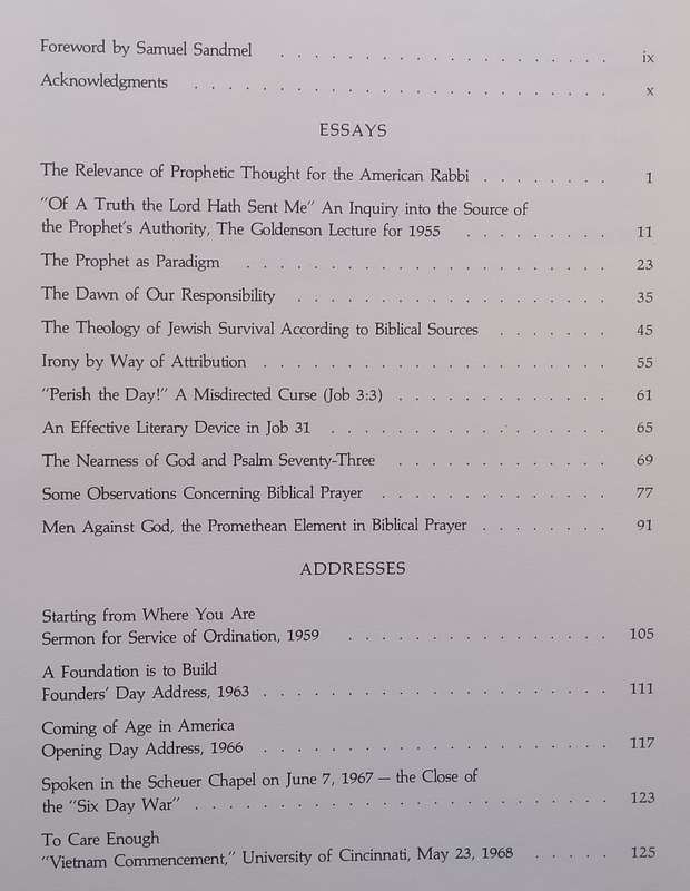Prophetic Thought: Essays and Addresses | Sheldon H. Blank