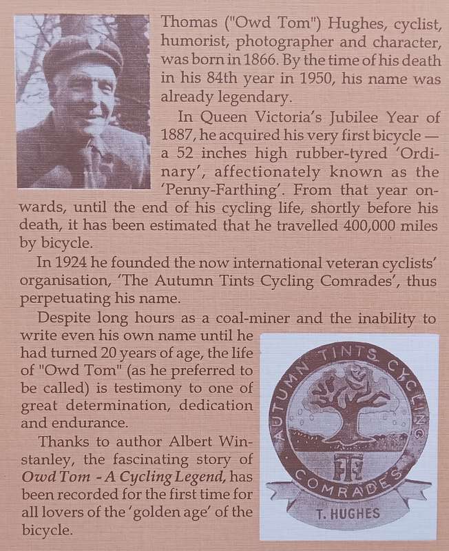 A Cycling Legend: Owd Tom | Albert Winstanley