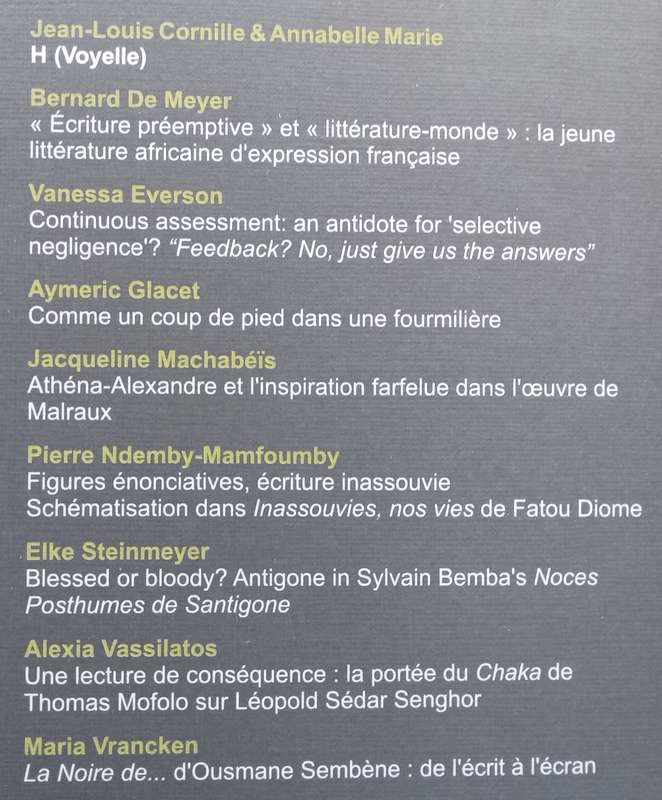 French Studies in Southern Africa (No. 40)