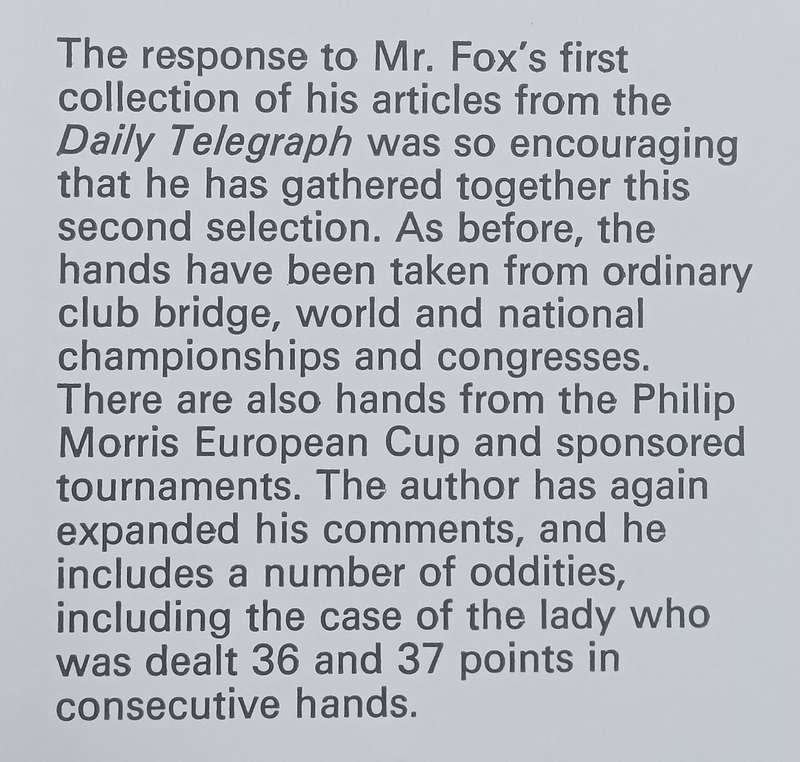 The Second Daily Telegraph Book of Bridge | G. C. H. Fox
