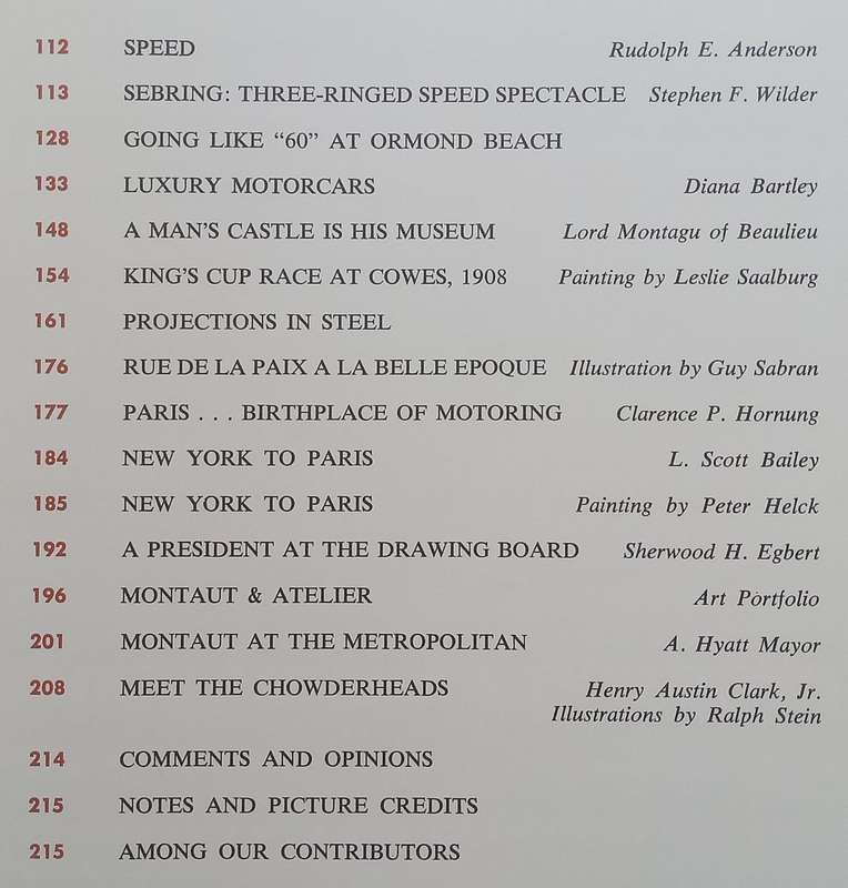 Automobile Quarterly (Vol. 1, No. 2, Summer 1962)