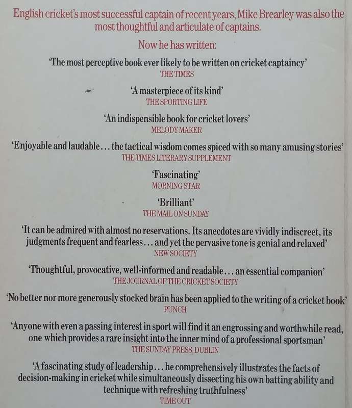 The Art of Captaincy | Mike Brearley