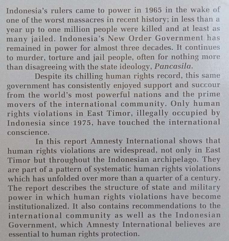 Power and Impunity: Human Rights under the New Order (Indonesia & East Timor)