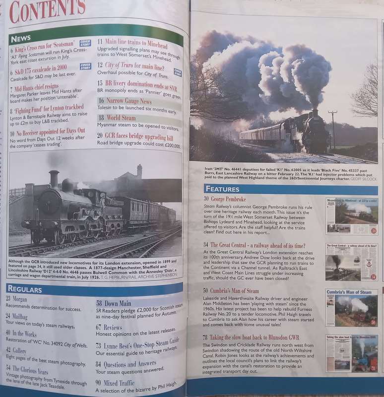 Steam Railway (No. 229, April 1999)