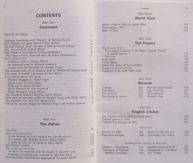 Wisden Cricketers Almanack 2006 | Matthew Engel (Ed.)