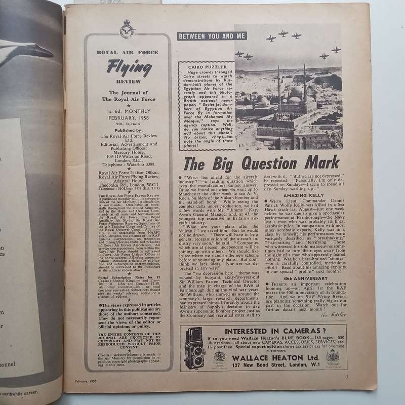 Royal Air Force Flying Review (February 1958)