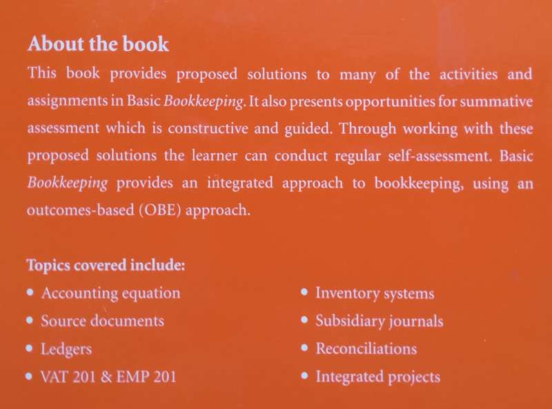 Basic Bookkeeping Solutions | Janse Maritz, et al.