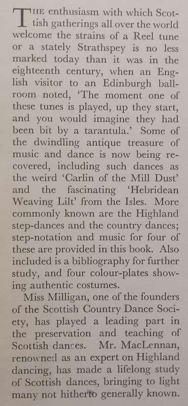 Dances of Scotland | Jean C. Milligan & D. G. MacLennan