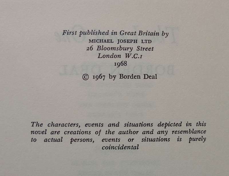 The Least One (First Edition, 1968) | Borden Deal
