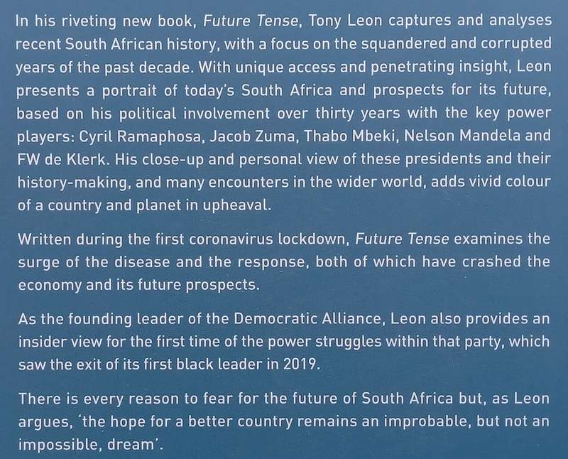 Future Tense: Reflections on my Troubled Land | Tony Leon