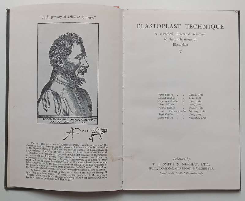 Elastoplast Technique: A Classified Illustrated Reference to the Applications of Elastoplast