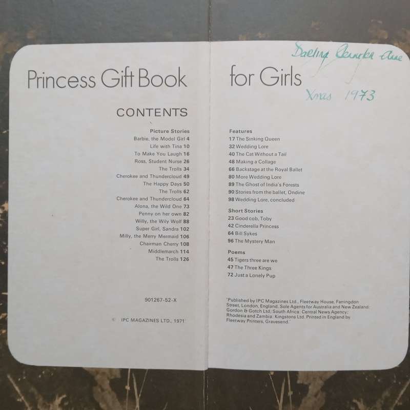 Princess Gift Book for Girls (1971)