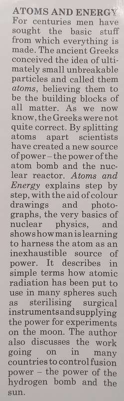 Atoms and Energy | Neil Ardley