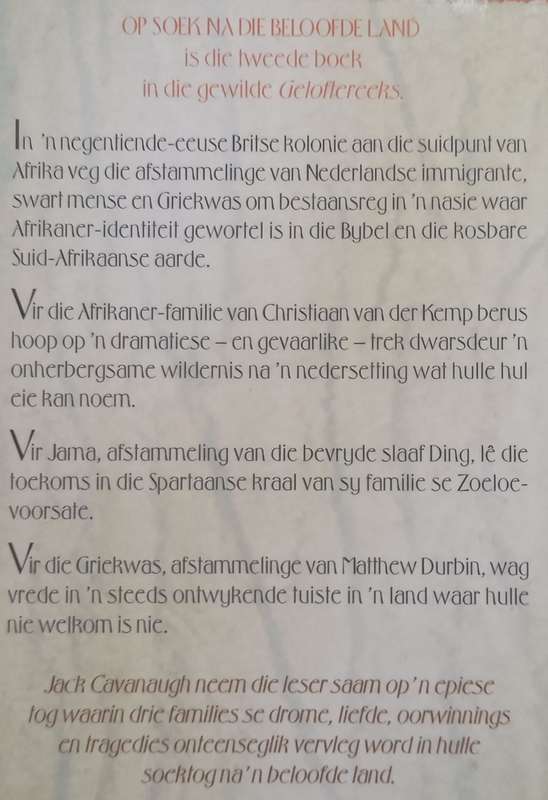 Op Soek Na Die Beloofde Land (Afrikaans) | Jack Cavanaugh