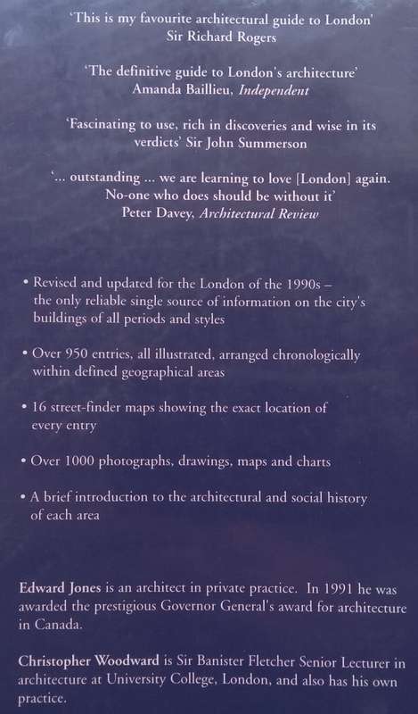 A Guide to the Architecture of London | Edward Jones & Christopher Woodward